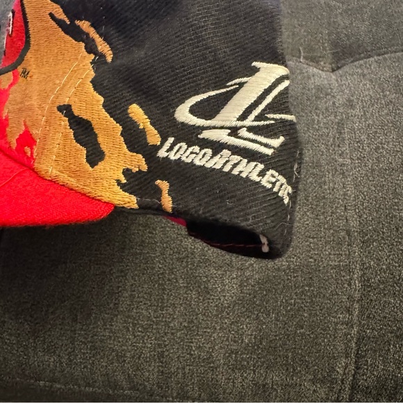 Vintage 90s Logo Athletic San Francisco 49ers Splash Snapback Wool Hat - Picture 3 of 6